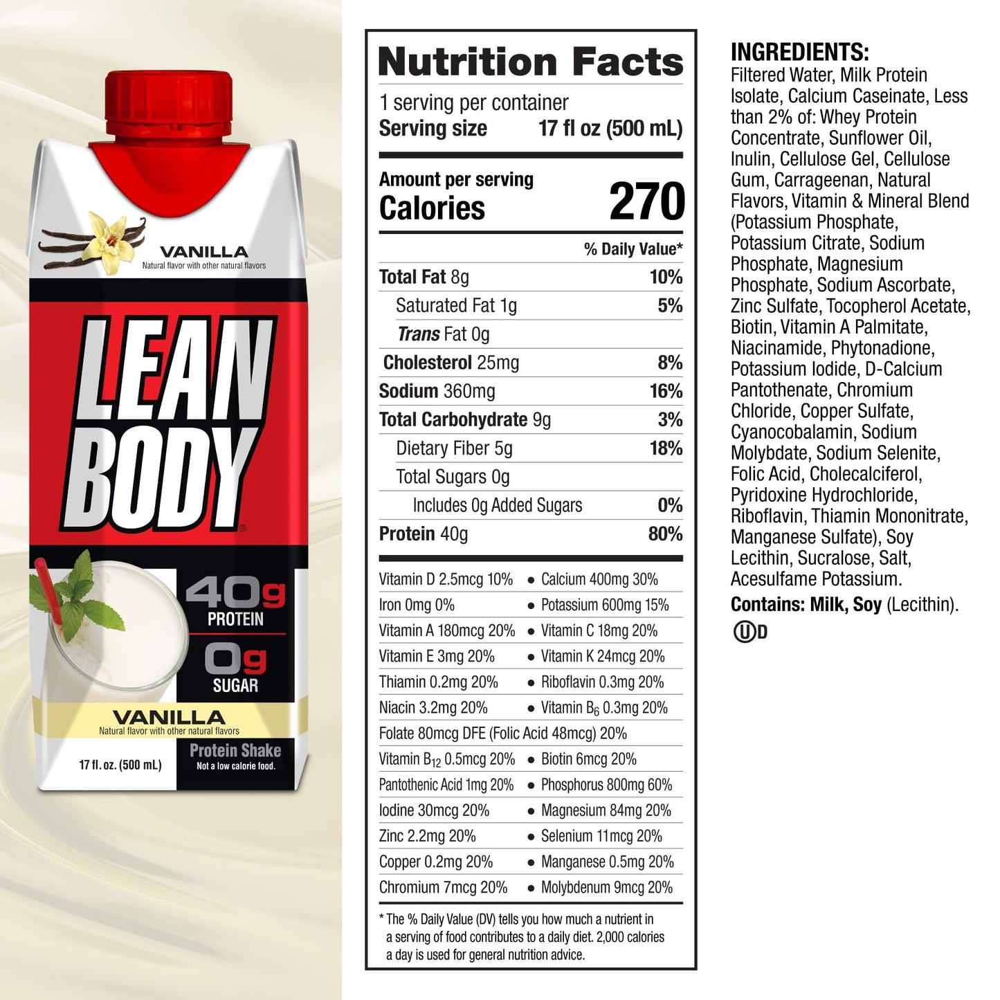 LEAN BODY RTD PROTEIN SHAKE