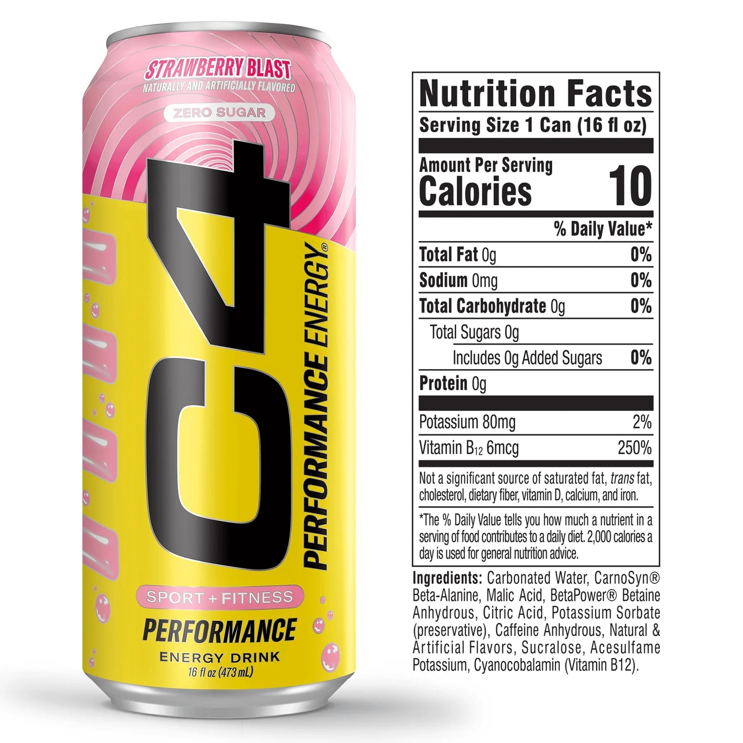 C4 PERFORMANCE ENERGY DRINK ZERO SUGAR