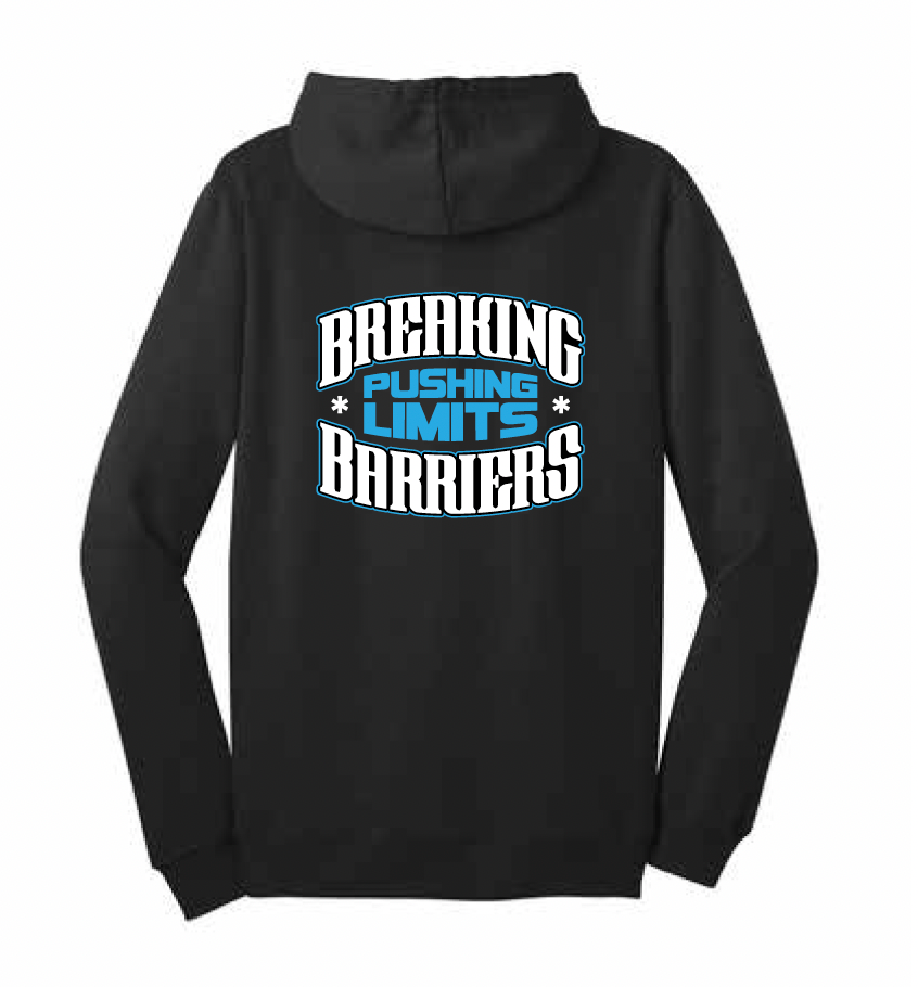 GYFITNESS ZIP UP HOODIE - BLACK