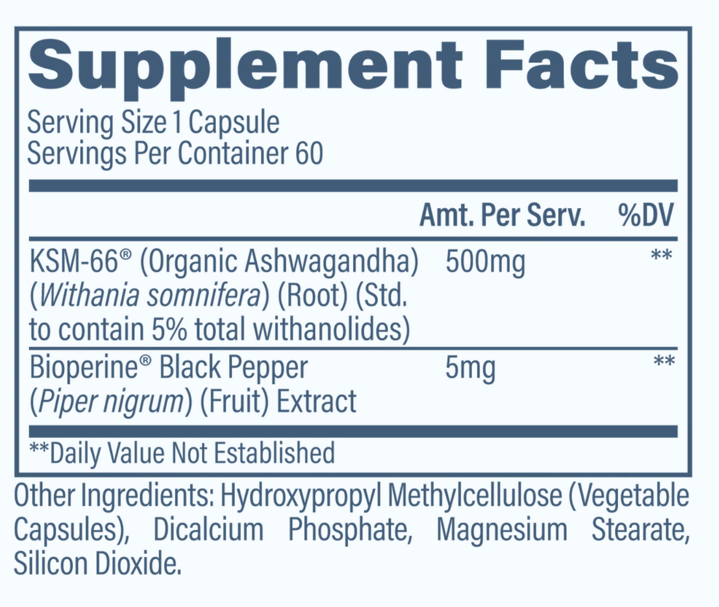 ASHWAGANDHA KSM-66