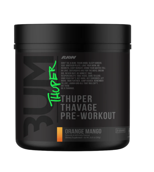 RAW X CBUM THUPER THAVAGE PRE-WORKOUT