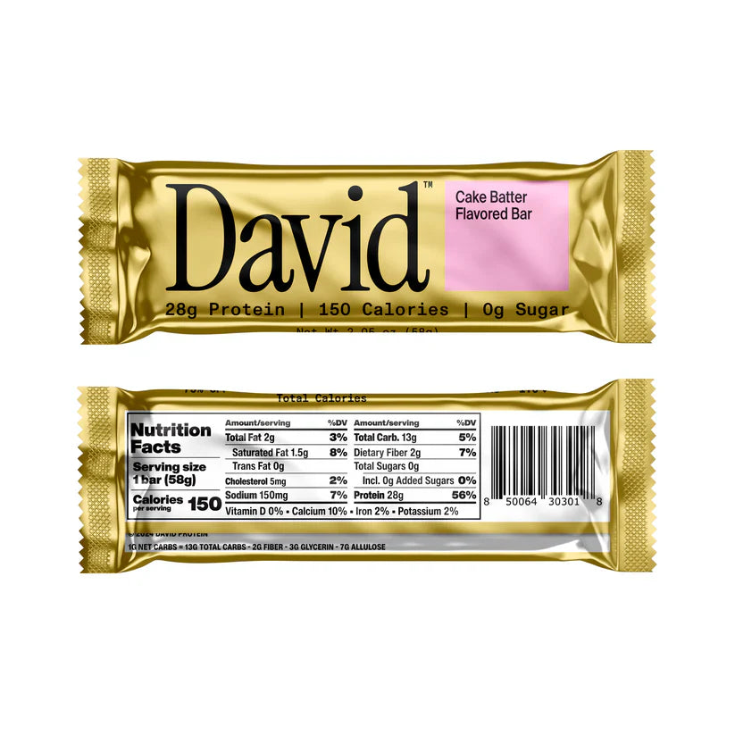 DAVID PROTEIN BARS