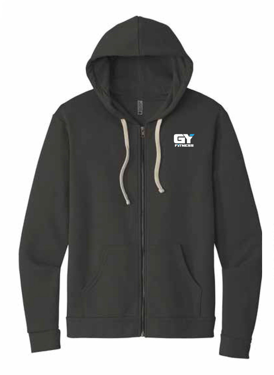 GYFITNESS ZIP UP HOODIE - HEAVY METAL