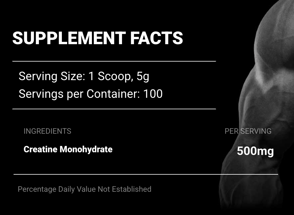 LINE ONE PURE CREATINE POWDER