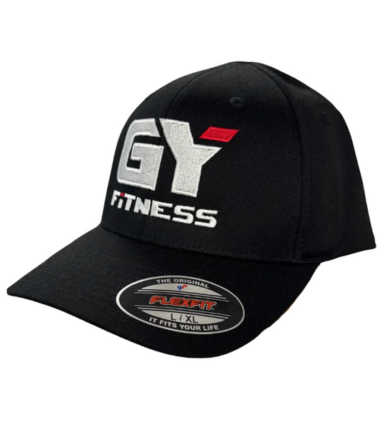 GYFITNESS FLEX FIT HAT - BLACK