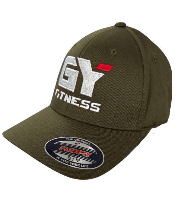 GYFITNESS FLEX FIT HAT -  OLIVE GREEN