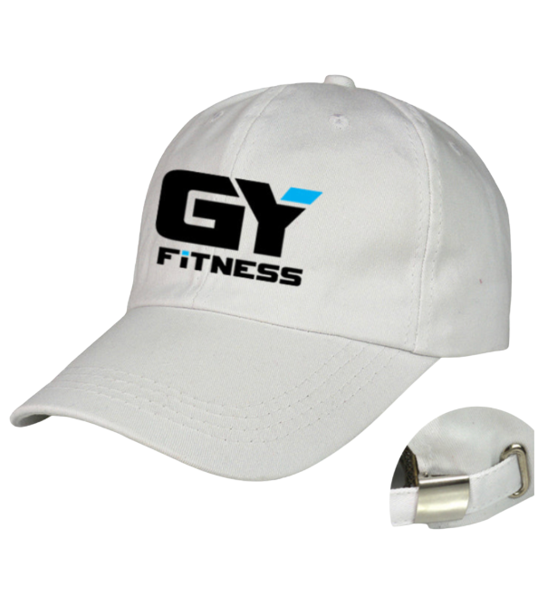GYFITNESS ADJUSTABLE HAT - WHITE