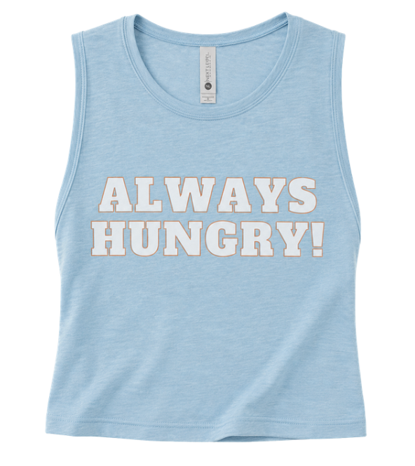 ALWAYS HUNGRY CROP - BLUE
