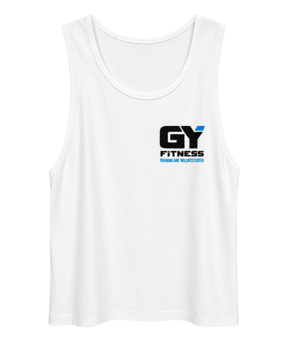 GYFITNESS CROP TANK - WHITE