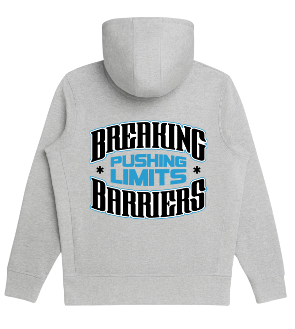 GYFITNESS ZIP UP HOODIE - GREY