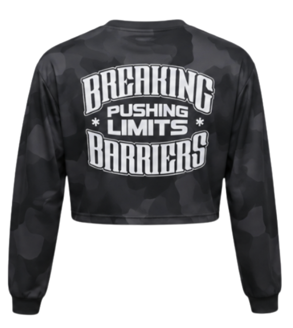 GYFITNESS DRIFIT CROP LONG SLEEVE - CAMO