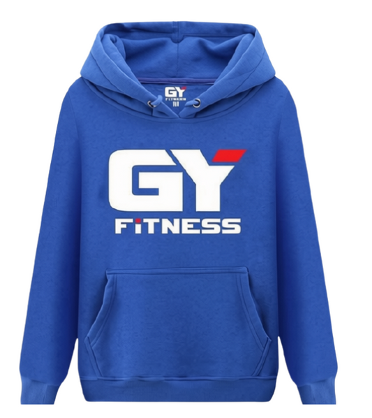 GYFITNESS PULL OVER HOODIE - BLUE