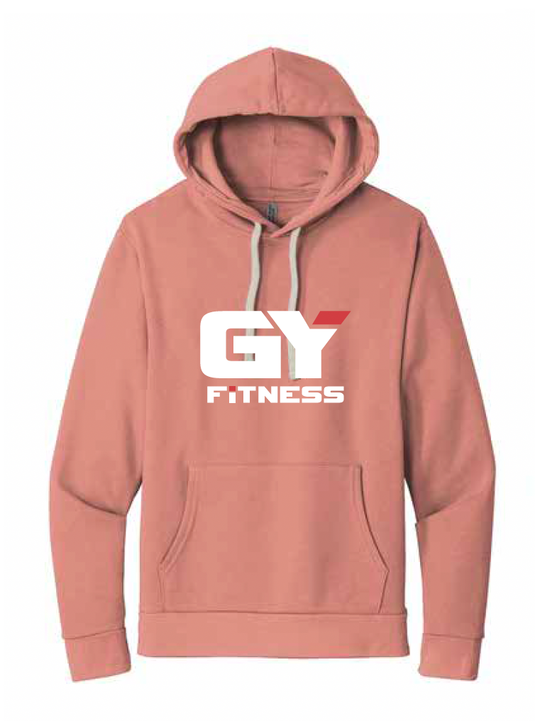 GYFITNESS PULL OVER HOODIE - DESERT PINK