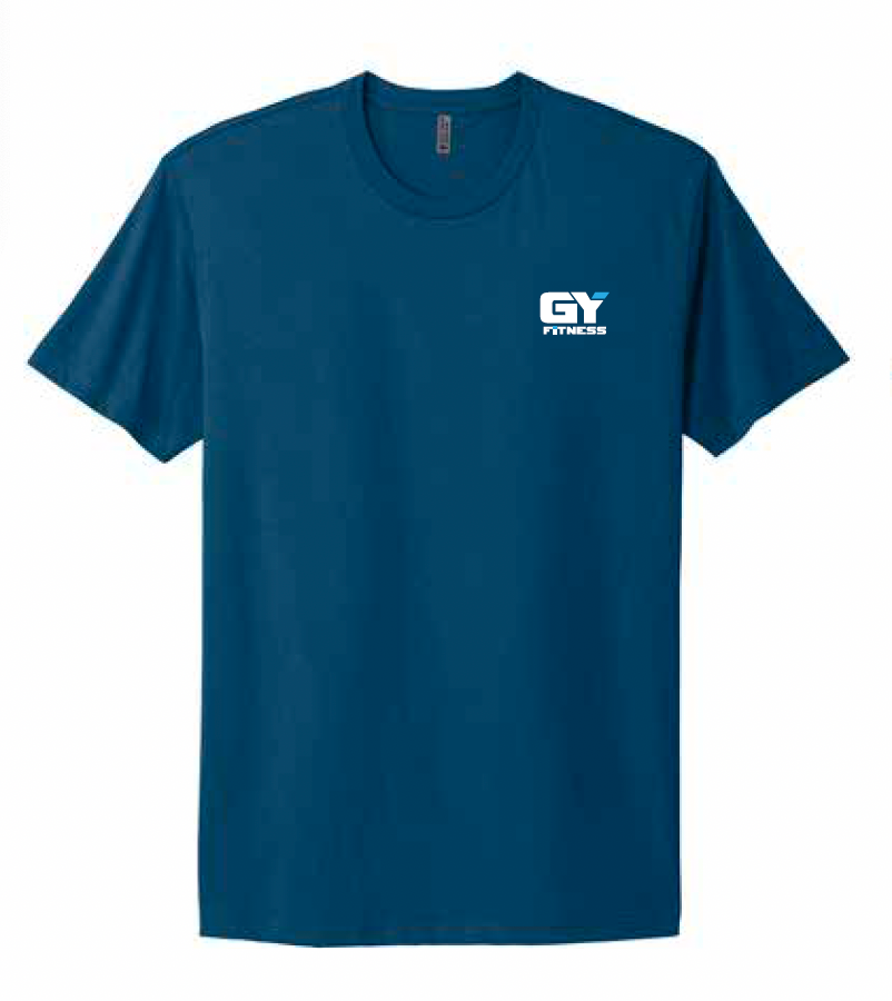 GYFITNESS BASIC TEE - COOL BLUE
