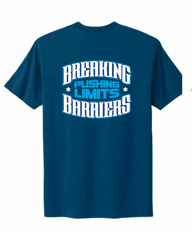 GYFITNESS BASIC TEE - COOL BLUE