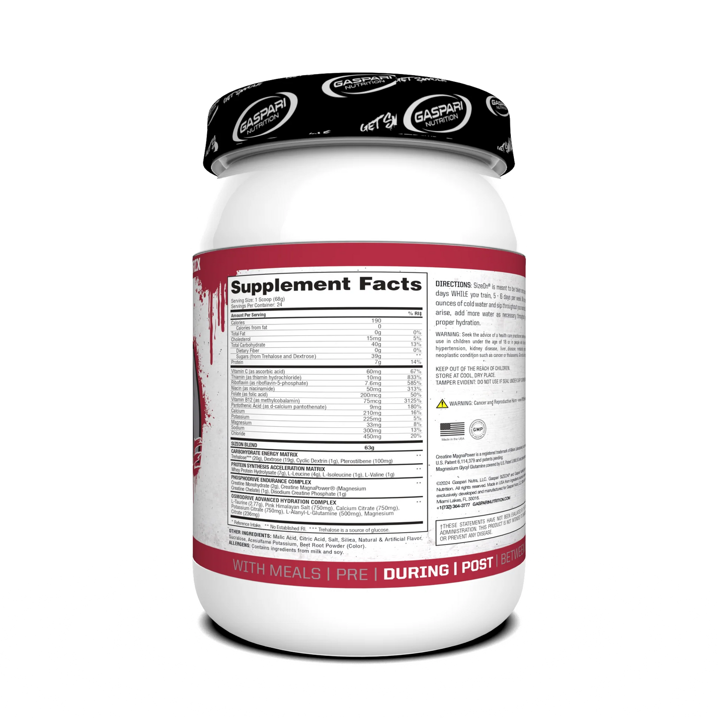 Intra-Workout SizeOn