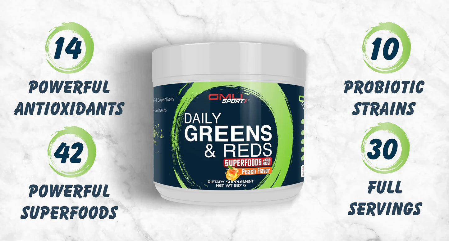 DAILY GREENS & REDS